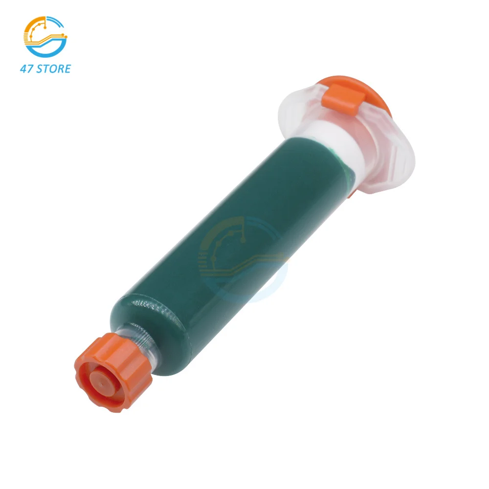 

10cc UV PCB BGA Solder Resist UV Curable Soldering Great Mast Repair Paint Solder Mask Solder Resist Green Curing Solder Mask