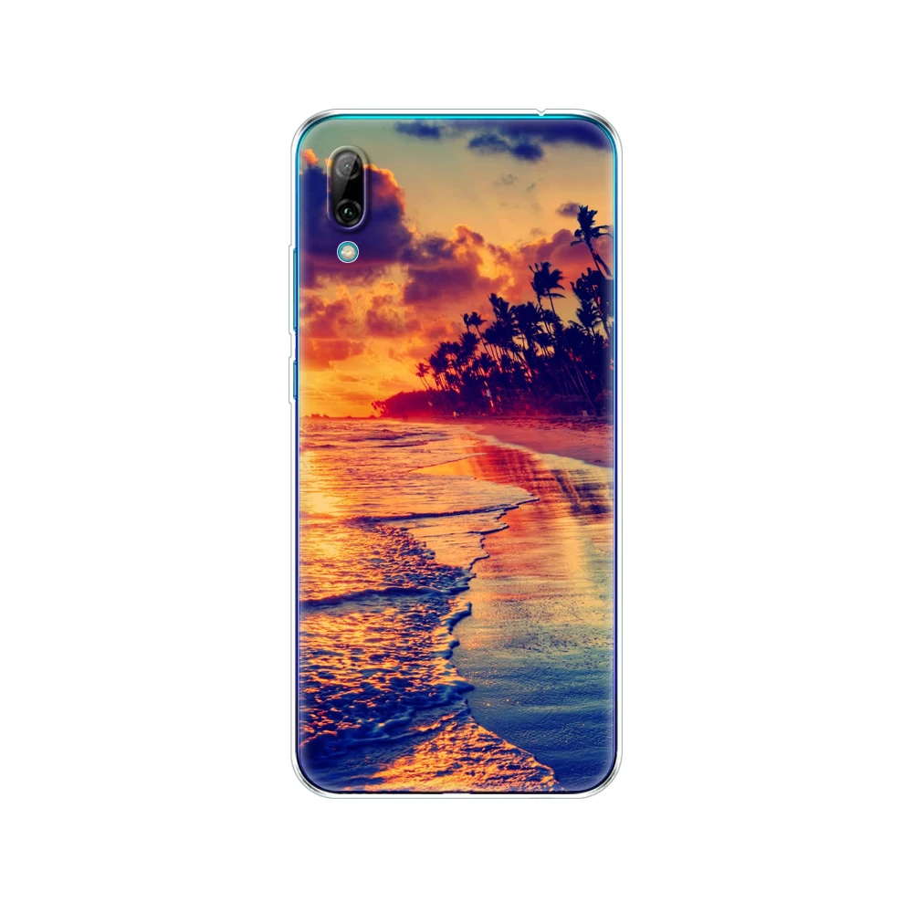 Чехол для Huawei Y7 2019 чехол y7 Prime Силиконовый ТПУ мягкий телефона Y 7 Y7Prime