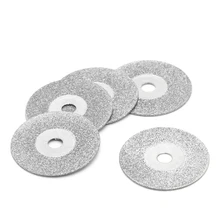 Disques de coupe en diamant, tige de foret pour lame d'outil rotatif, 50mm, 5 pièces