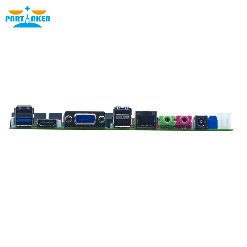 Partaker ITX-M56_D812L Intel Fanless Celeron J1800 2*COM LVDS Cheap Industrial Motherboard all in one motherboard with LVDS DC