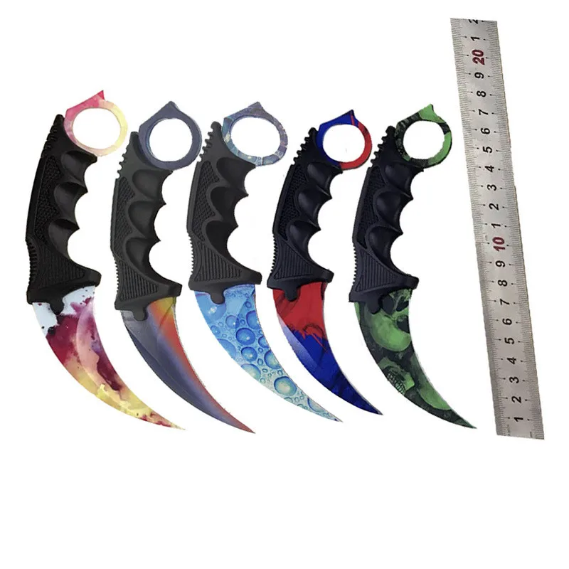 

HS Tools Karambit Knife Stainless Steel Fixed Blade Tactical Knife with Sheath and Cord Nice Knife for Hunting Camping Survival