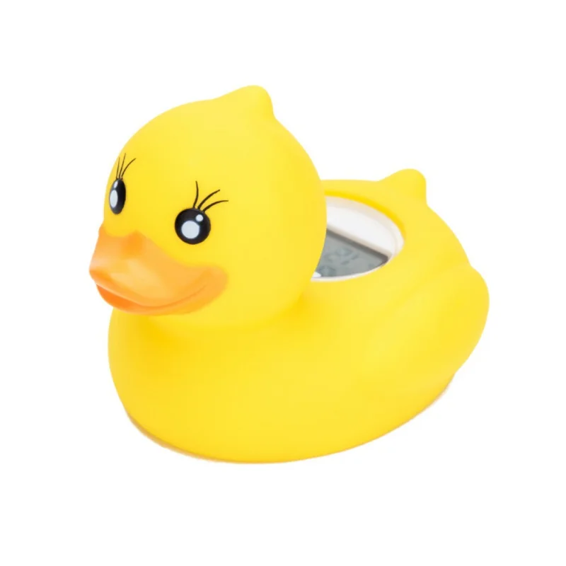 Duck D ABS Милая мультяшная обезьянка форма Младенцы ребенок душ воды термометр высокого качества для купания сплошной цвет температура тестер - Цвет: Duck D