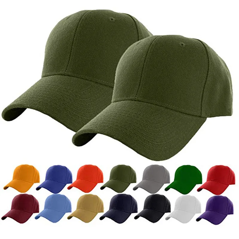 Уличная фетровая шляпа для мужчин 2 шт Летняя Повседневная на открытом воздухе сплошной цвет спортивная летняя шляпа, бейсбольная Кепка шляпа#25