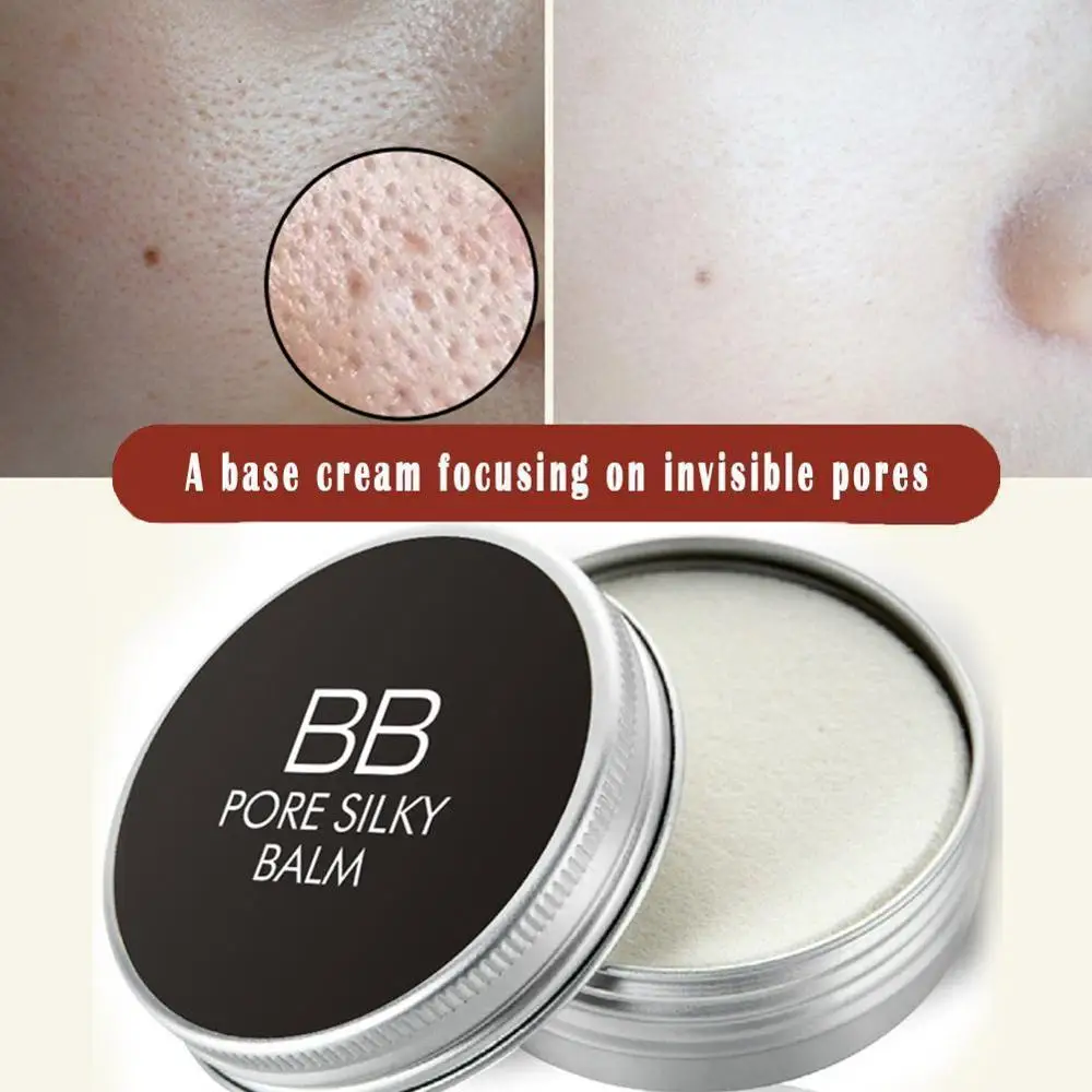

High Quality Pore Minimizer Balm BB Pore Silky Balm Face Makeup Pore Primer Brighten Smooth Skin Invisible Pores Concealer
