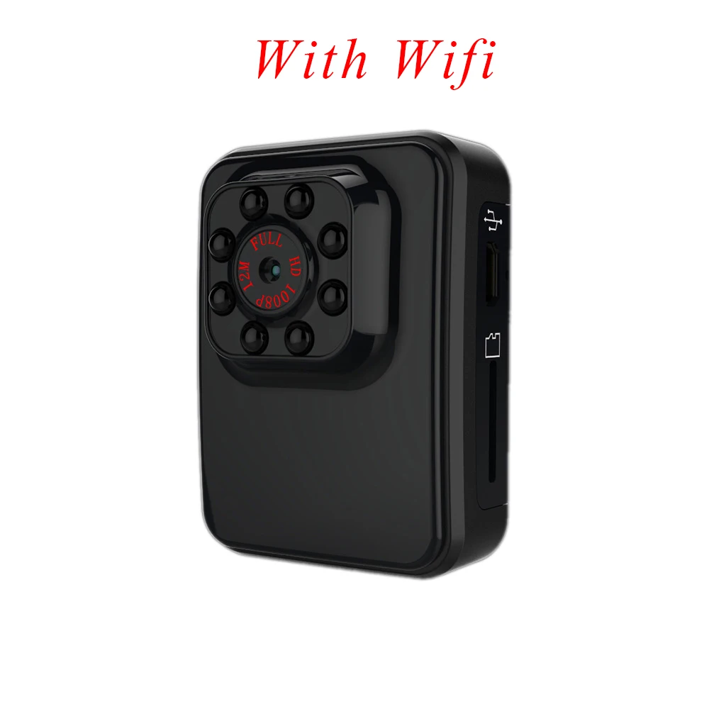 With Wifi Мини Камера R3 1080P HD Micro DV видеокамеры Action Cam Ночное видение Digital Sport DV Беспроводной мини видео и аудио записывающее ТВ из Камера - Цвет: With Wifi