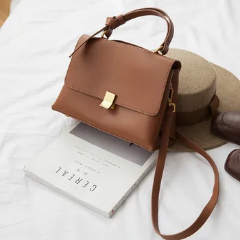 

2020 New Handbag Female Temperament Leather Shoulder Messenger Bag Women Luxury Handbags Women Bags Designer