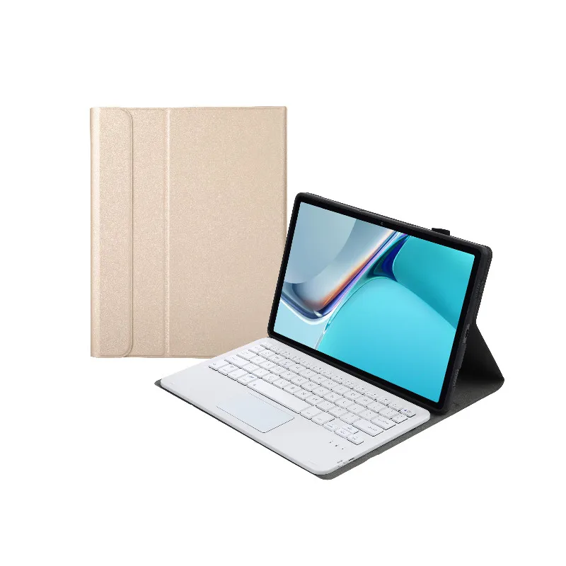 

Беспроводная Bluetooth-совместимая клавиатура с сенсорной панелью, чехол для Huawei Mate Pad MatePad 11 искусственных планшетов, чехол с магнитной подставкой