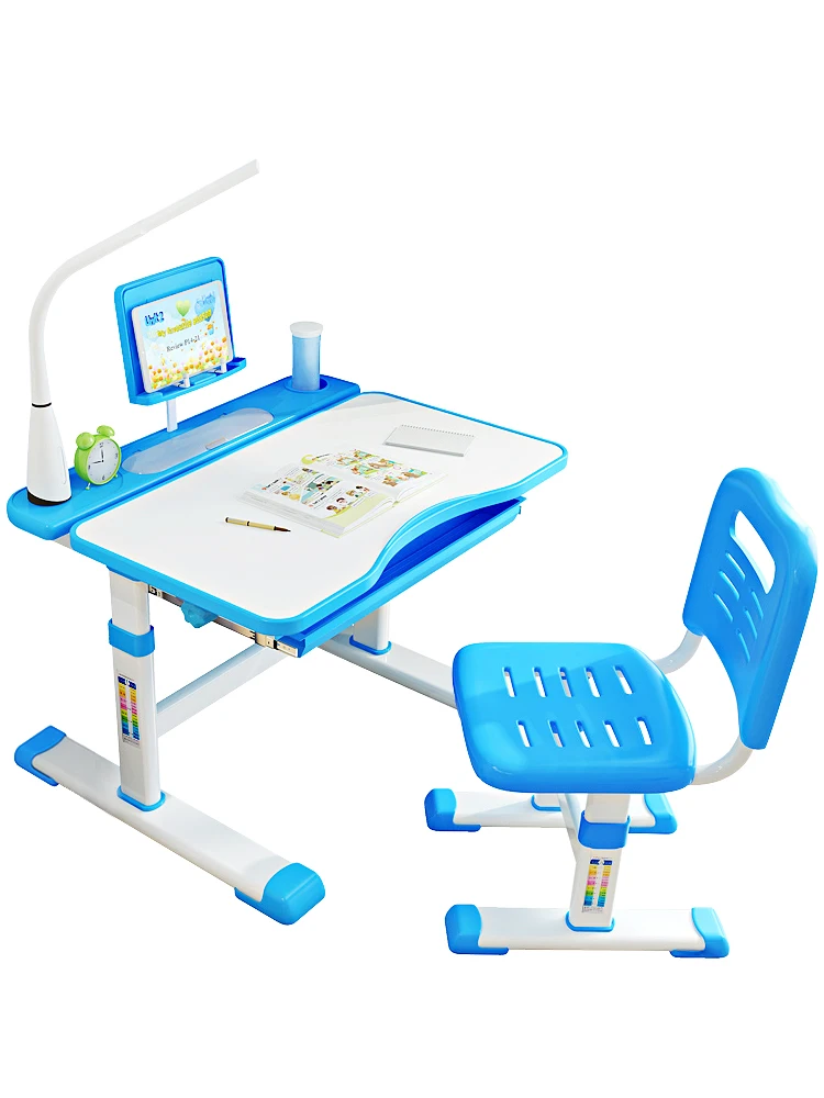 

Children's Study Desk, Home Desk, Writing Desk And Chair Set For Elementary School Students Simple Desk And Chair Boys And Girls