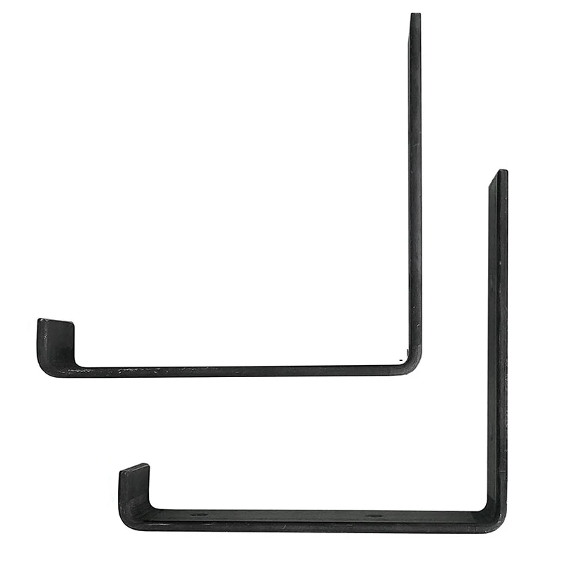 Steel Floating Shelf J Bracket Heavy Duty Rustic Brackets Metal