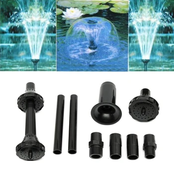 

1Set Fountain Nozzle Accessories Set Multi-function Plastic Outdoor Waterfall Garden Pool Nozzle Fountain Submersible Pump