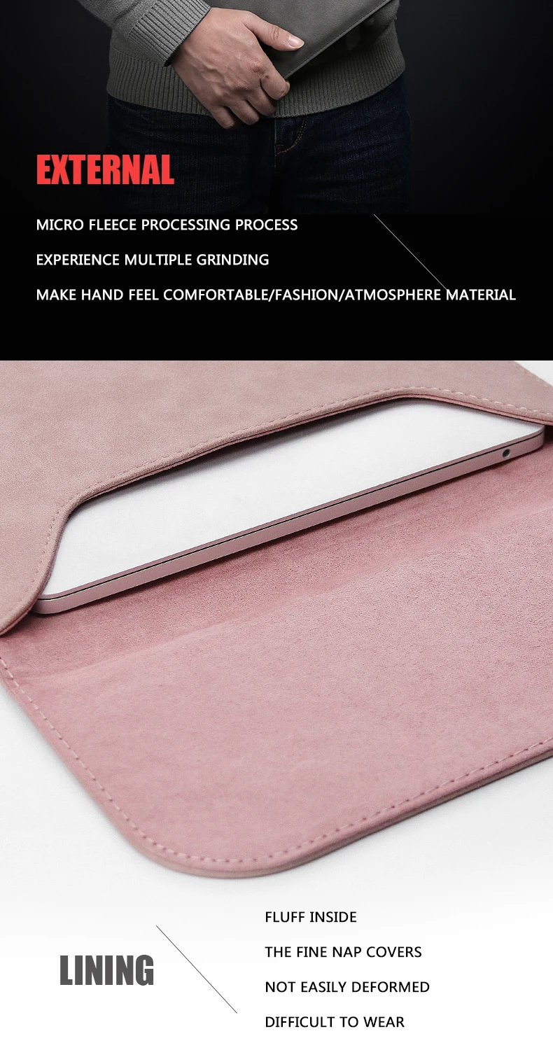 Laptop Sleeve Bag para Macbook Pro, 13