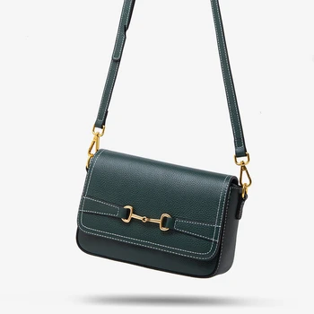 

Fashion Women Bag Genuine Leather Handbags Shoulder Bag Small Flap Crossbody Bags for Women 2020 Messenger Bags