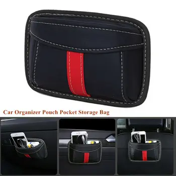 

Car Seat Crevice Storage Bag Inner Accessories Microfiber leather Parts Organizer Useful