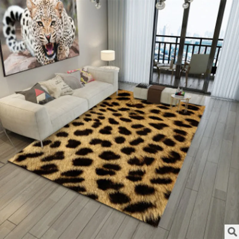 Креативный современный ковер 3D леопард/зебра/Тигр Полосатый мех как коврик у двери гостиная спальня место коврики Ковер