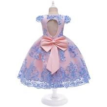 Нарядное платье принцессы для девочек; Одежда для девочек на свадьбу, день рождения, вечеринку; детские кружевные платья-пачки на Рождество, год; Custome