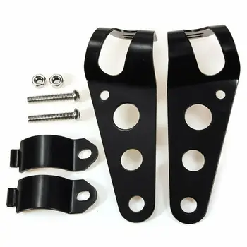 

6500K LED Headlight 600LM Mounting For Harley Replacement Set Universal