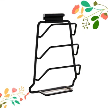

1PC Hanging Lid Holder Wall Mounted Multifunctional Space Aluminum Pot Pan Lid Cover Organizer Rack Holder Kitchen Accessories