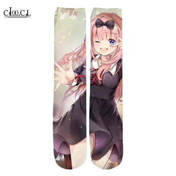 

CLOOCL Newest Anime Kaguya Sama Love Is War 3D Printed 2020 New Fashion Men Women All-match Harajuku Hot Selling Straight Socks