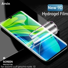 Арвин Гидрогелевая пленка для Xiao Mi CC9 Pro Note 10 Pro защита экрана 9D нано технология Мягкая полное покрытие изогнутая пленка не стекло
