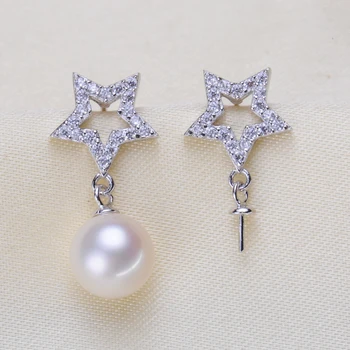 

Fashion Star Shape Earrings Mountings, Earrings Findings, Earrings Settings Jewelry Parts Fittings Drop Earrings Accessories