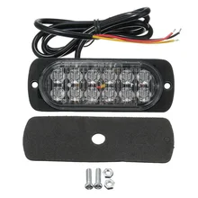 

Hazard Flash Warning Light Beacon Flashing Strobe Lamp 1pc Accessories Red