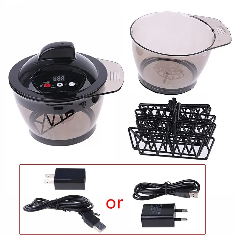 Электрический крем для волос автоматический миксер миска смешивания цветная