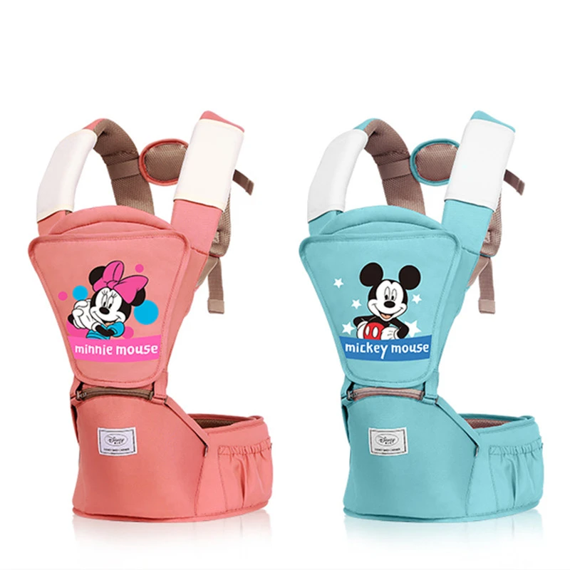 Disney bebé Mickey Minnie ergonómico del abrigo de chico de la cintura de la mochila porta bebé abrigo bebé|Asientos de seguridad infantil coche| - AliExpress