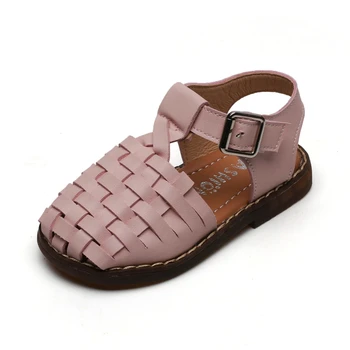 

Children shoes baby girls sandals shoes 2020 summer kids girls casual knitting shoes fashion girl beach sandals