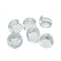 Housse de protection en Silicone pour enfants, 6 pièces, protection d'angle transparente Anti Collision 