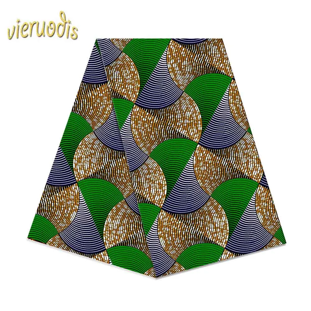 

6 Yards African Wax Prints Fabric dutch 100% Cotton Fabrics Material Dashiki Batik Real Floral for Dress A000568