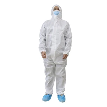 

Disposable Protective Clothing Suit Isolated From Human Contact Workwear Clothes Dust-proof Anti-static Overall Fast Shipping