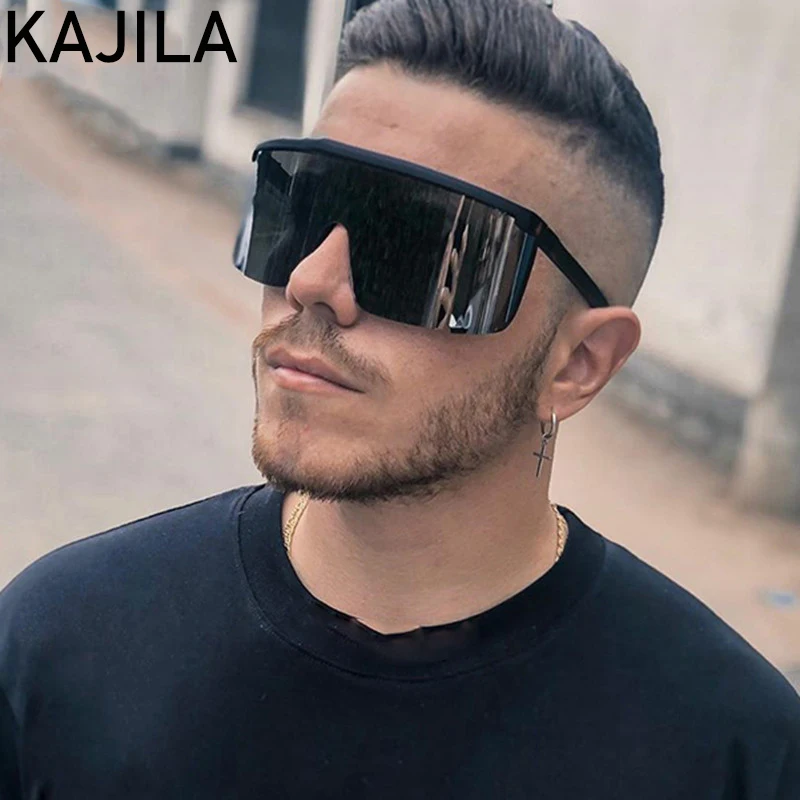 Oversized Sunglasses NBA Style Thick Square Large Frame Mens Hip