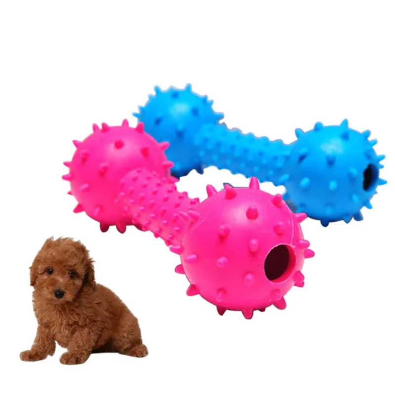 Новое поступление 1 шт колокольчик Игрушка для кошек Pet горячий шар резиновые игрушки с продуктами распродажа милые внутри гантели