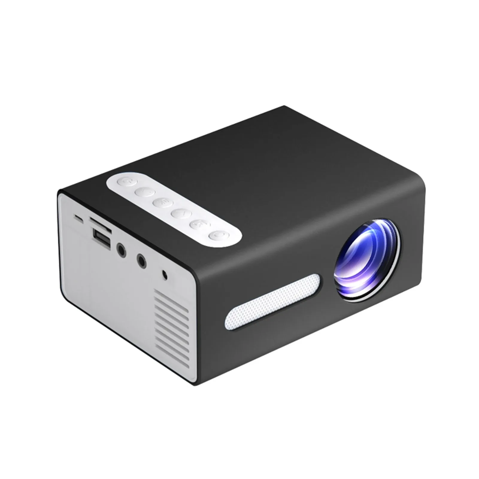 Mini LED Projector HD 1080p HDMI-compatible USB Audio Home Media Player Beamer Children Gifts Home Movie Theatre System US Plug - ANKUX Tech Co., Ltd