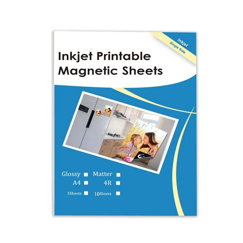 

magnetic photographic paper A4 4R magnetic paste inkjet printing photo paper glossy matte stickers diy fridge magnet