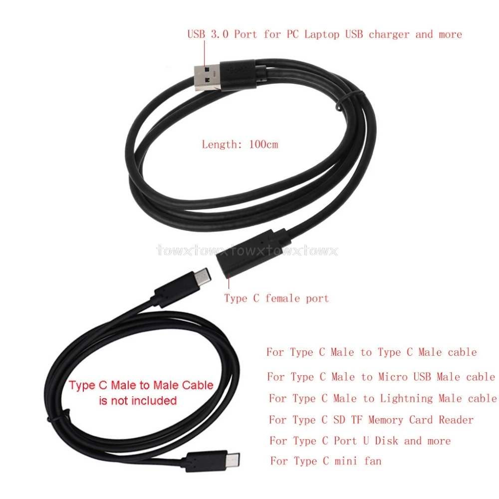USB 3,1 type C Женский к USB 3,0 мужской порт кабель с адаптером USB-C к разъему type-A конвертер для Macbook Android Phone S11 19