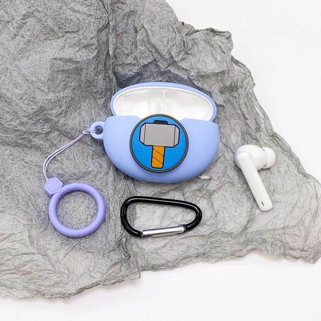 Cute Cartoon Earphone Cover for Huawei Freebuds 4i Case TWS Bluetooth Wireless Headphone Charging Box Case Headset Silicone Case K