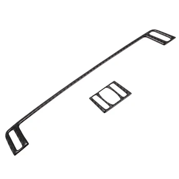 

for F15 X5 F16 X6 2014-2017,Carbon Fiber Car Interior Center Control Air-Conditioner Outlet Frame Cover Decoration