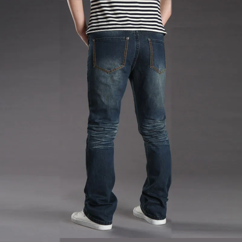 Jeans Men Men's Spring and Autumn New Men's Denim Small Flare Pants Korean Casual Micro Horn Jeans More Sizes 28-38