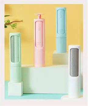 

1 Pcs Protable Lint Roller Sofa Clothes Lint Cleaning Brush Pet Hair Remover Reusable Dog Cat Fur Roller Clothes Cleaning Tools