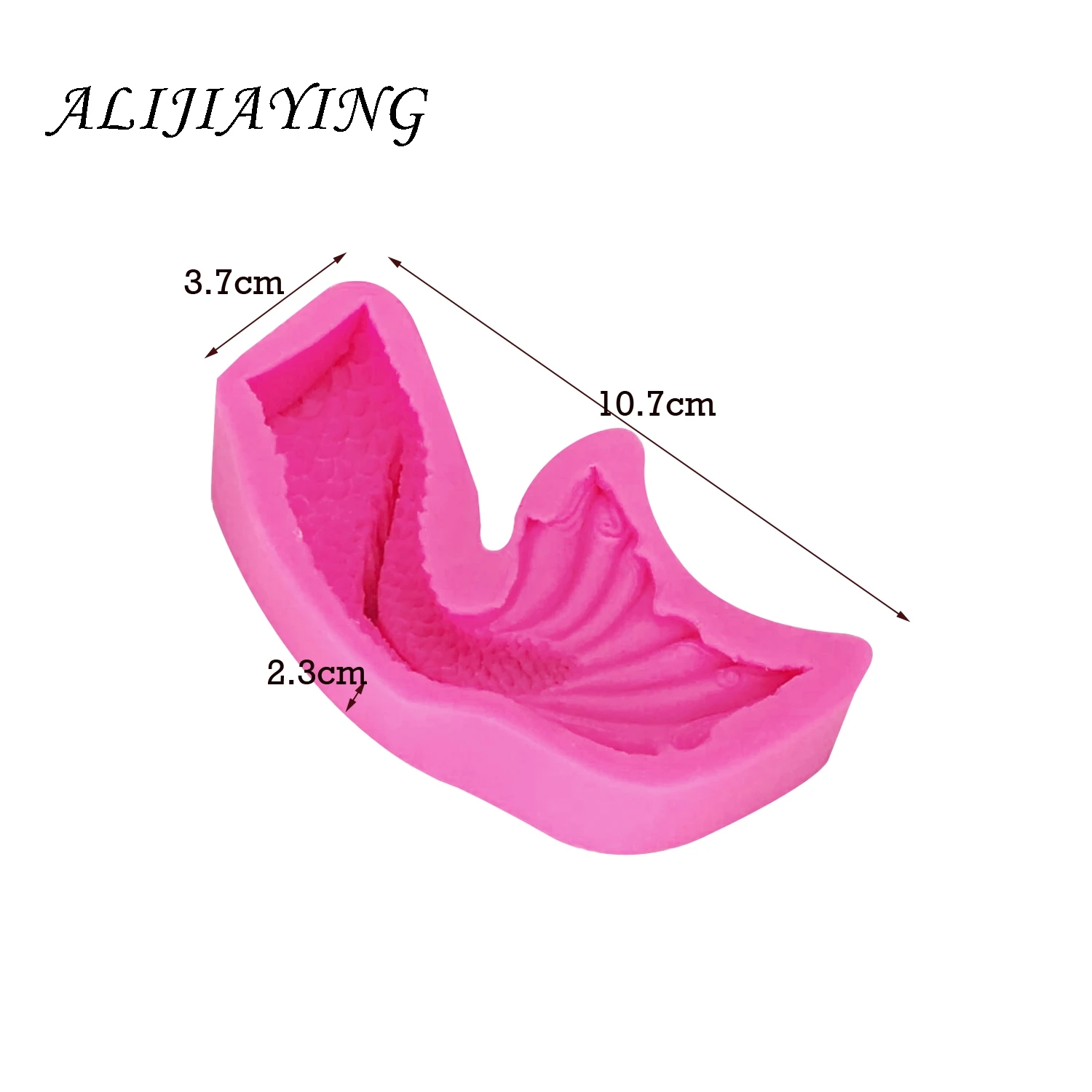 DIY Mermaid fishtail Fondant Sugarcraft Silicone Mould Cake Decoration Tools Baking chocolate Polymer Clay Resin Mold D1409