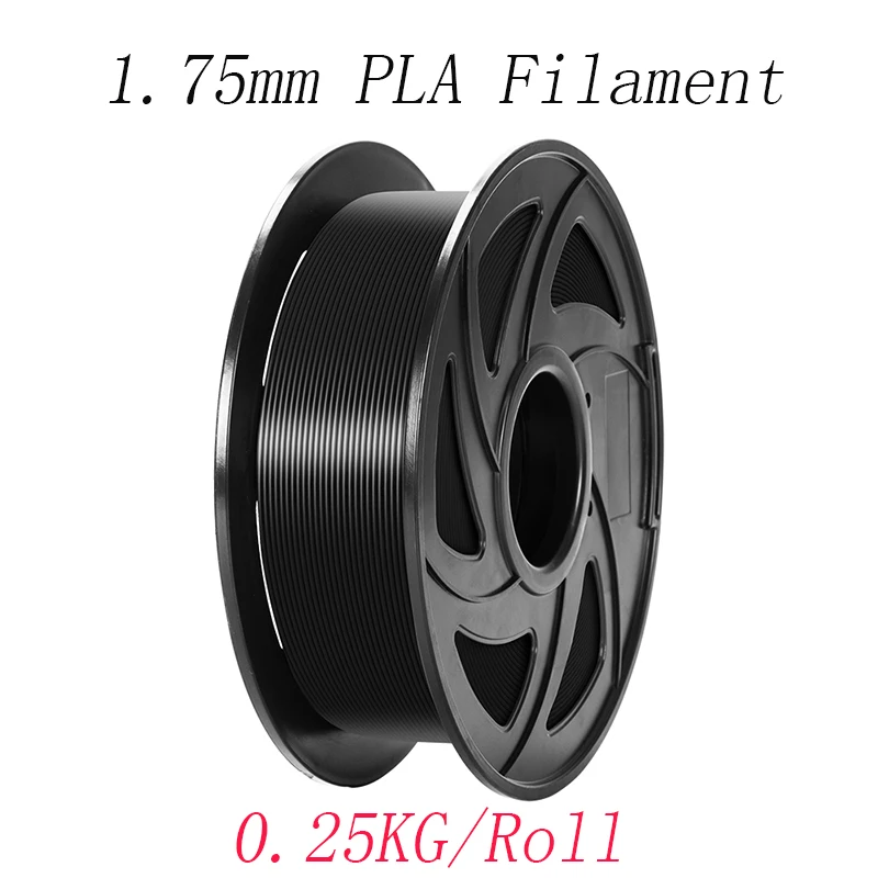 3D 프린터 부품 및 액세서리, PLA 필라멘트, 화이트 블랙 레드 블루 옐로우 핑크 그린, 롤 직경 1.75mm, 0.25kg, 신제품