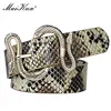 Cinturón de piel de alta calidad con hebilla para mujer, cinturón con hebilla en forma de serpiente, Maikun, Navidad, 2022 ► Foto 1/6