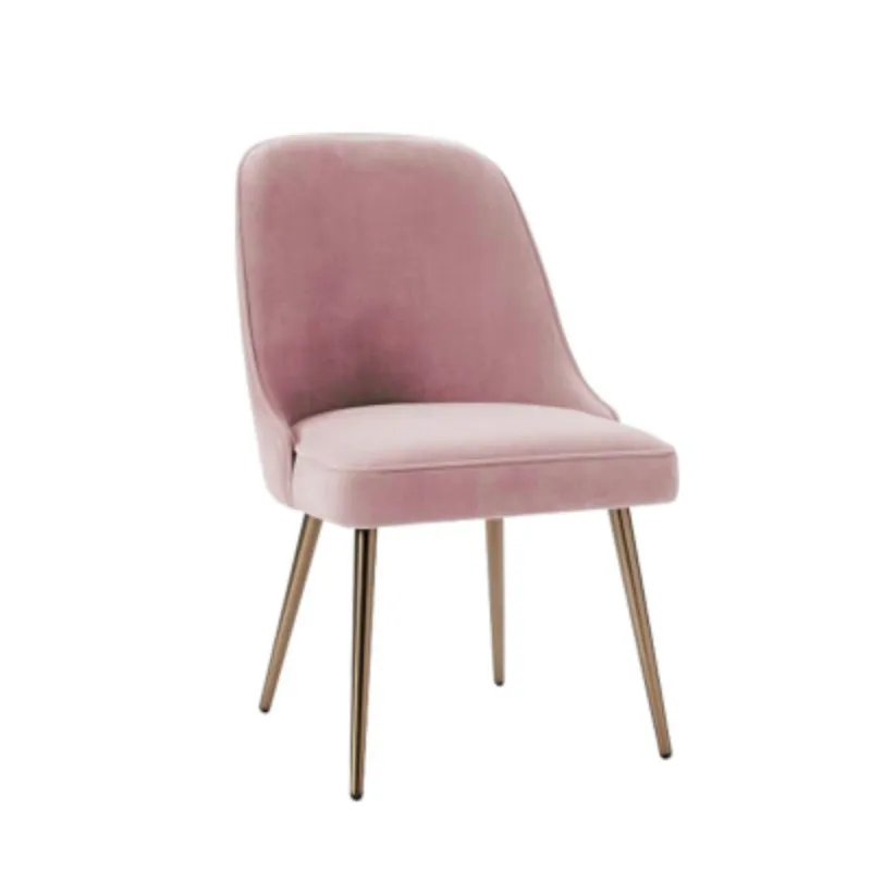 Железный стул для кафе, Западный Стул, розовый стул принцессы, металлическая спинка для офиса