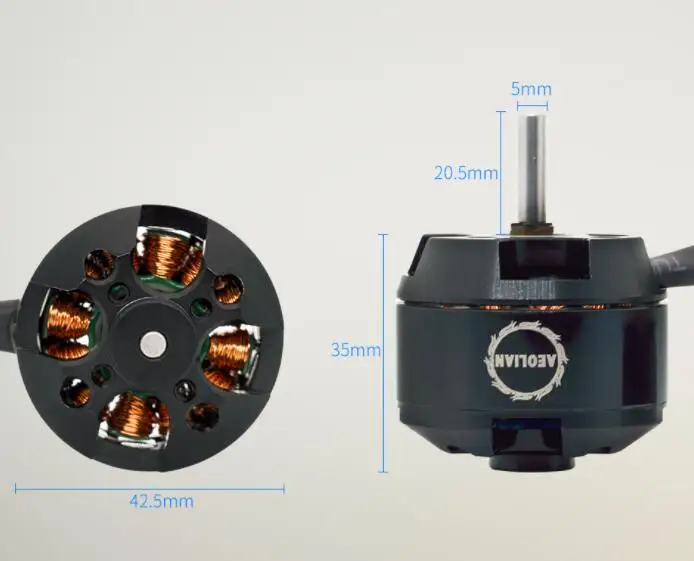 4240 890KV 5mm вал ourtunner brsuhless Электрический aeolian мотор для радиоуправляемого самолета