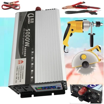 

12V solar Inverter 5000W DC12V to AC220V Converter Modified Sine Wave Power Inverter Voltage Transformer