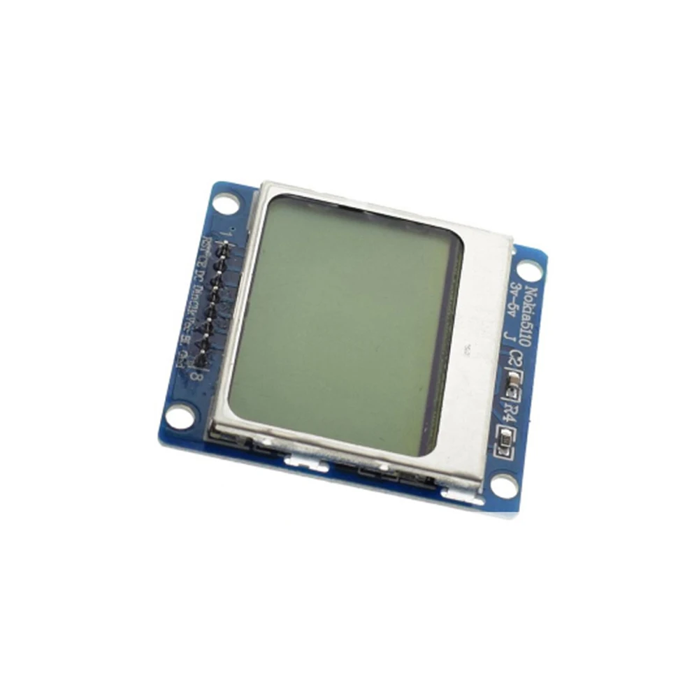 Умная электроника ЖК модуль Дисплей Монитор белая подсветка адаптер PCB 84*48 84x84 Nokia
