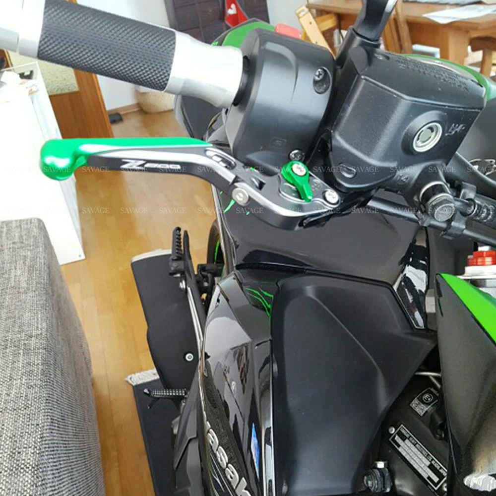 Тормозной рычаг сцепления для KAWASAKI Z800/E Версия 2013 мотоцикл CNC регулируемый складной выдвижной логотип Z 800