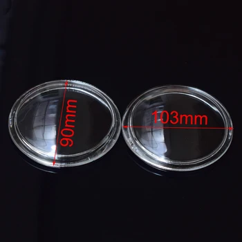 

2pcs Oval 103X90mm Fog Lights Lamps Anti-fog Glass Tempered Glass For Nissan Altima Almera Bluebird Dualis Elgrand Geniss March