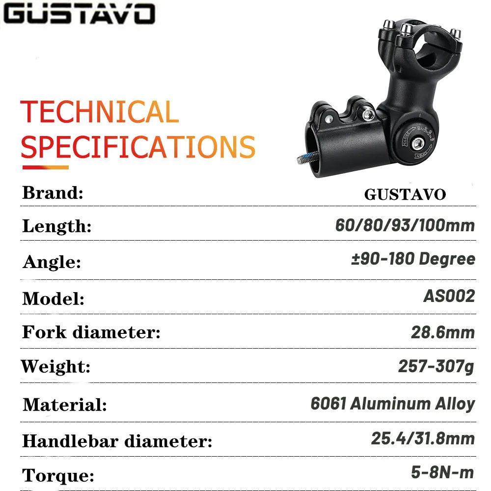 Potence Specialized Multi-angle 100mm – Noir, 31.8mm, Direction 1-1/8 (occasion)